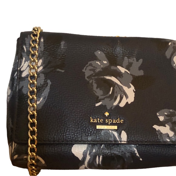 Kate Spade Briar Lane Night Rose Mini Emelyn Shoulder Bag Midnight Blue - Picture 5 of 16